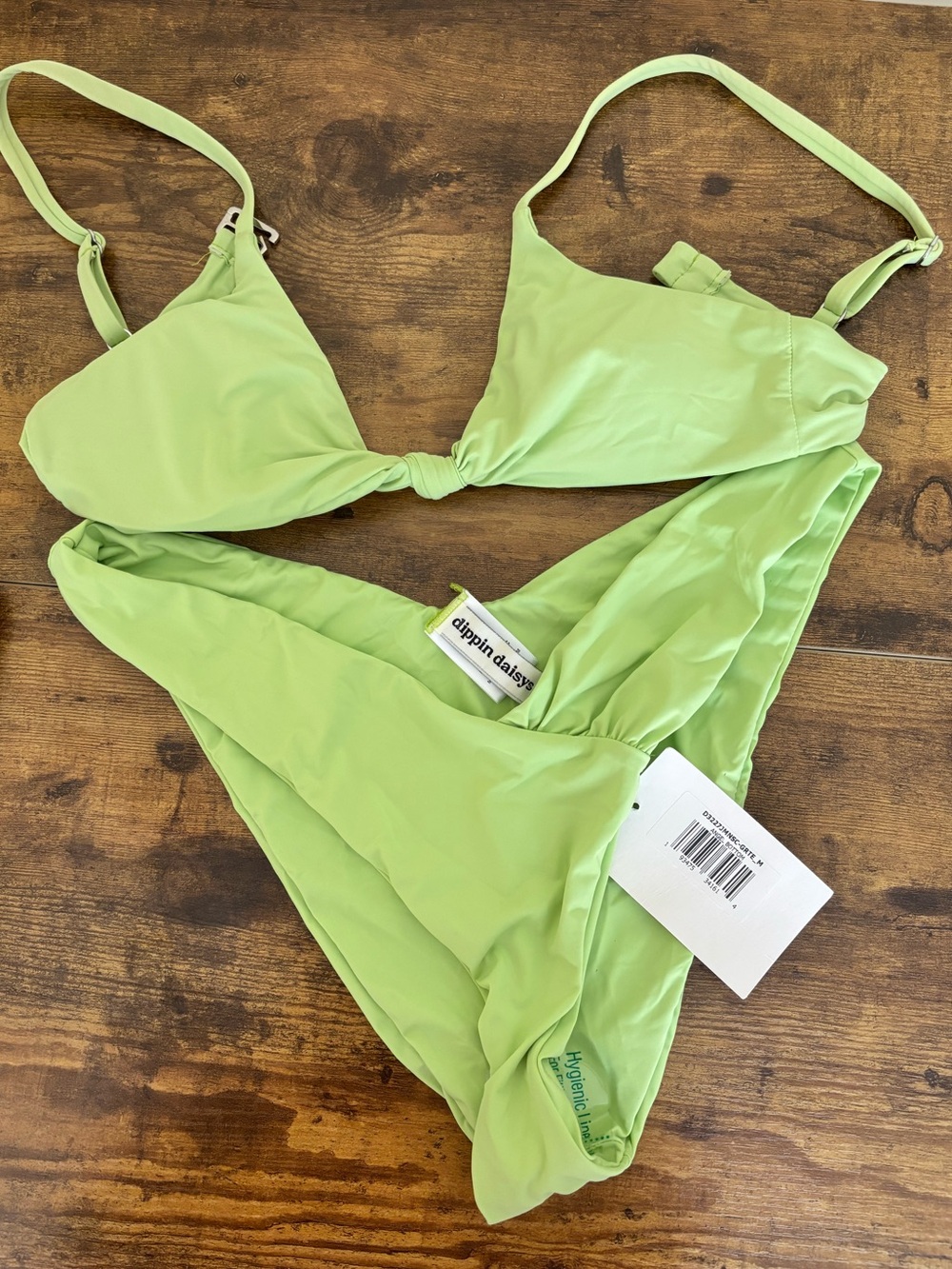 Dippin Daisy Bright Green Bikini